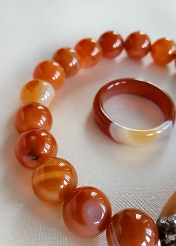 akik bileklik, yüzük. - Görsel 2