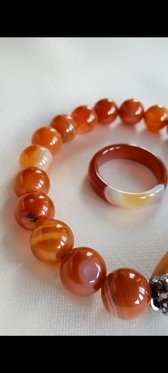 akik bileklik, yüzük. - Görsel 2