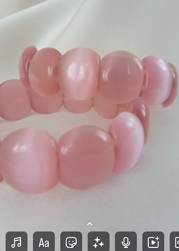 kedi gözü taşı bileklik - Görsel 2