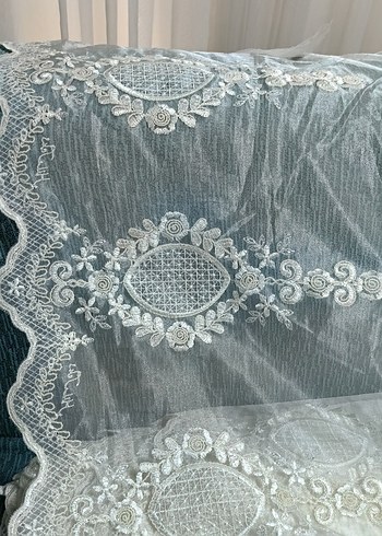 İşlemeli Bohem Perde boy 150 cm 15 mt mt fiyatı 100 tl - Görsel 2