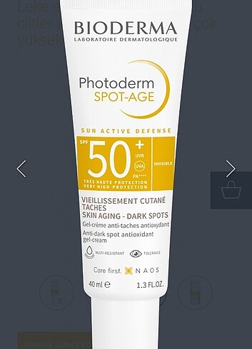 Bioderma PhotodermSpot-Age SPF50+ İnvisible 