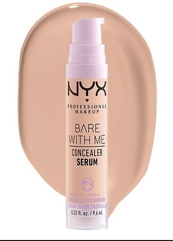 Nyx BARE WITH ME CONCEALER SERUM 02 Light
