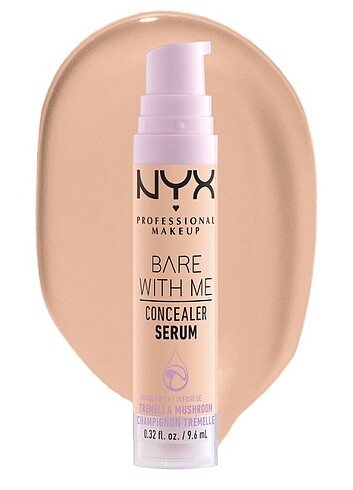 Nyx BARE WITH ME CONCEALER SERUM 02 Light