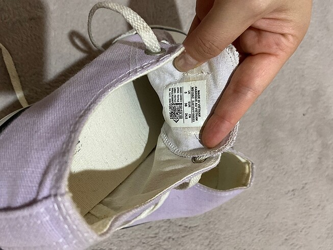 38 Beden mor Renk Converse