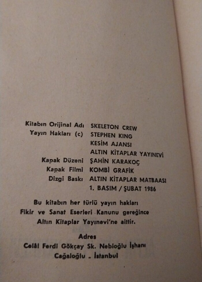 Stephen King - Sis - Görsel 3