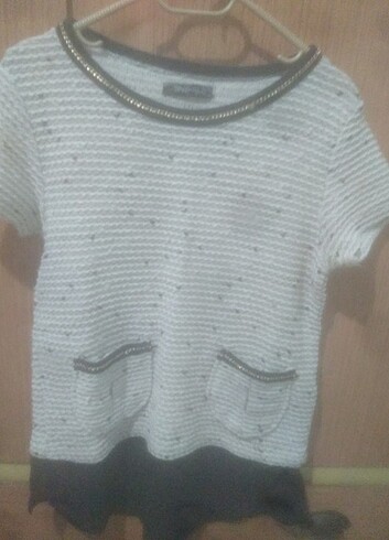 s Beden camel Renk Sevenhill yarim kollu tshirt