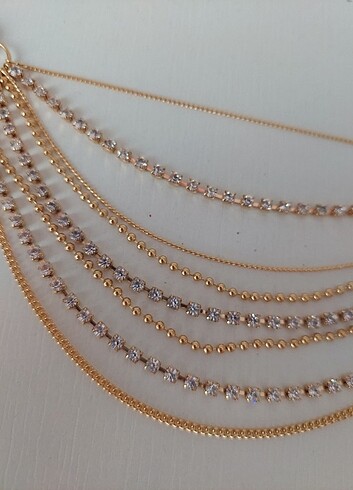 Gold Abiye Kolye