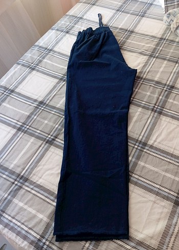 Lacivert Kadın yumuşak Kumaş Pantolon
