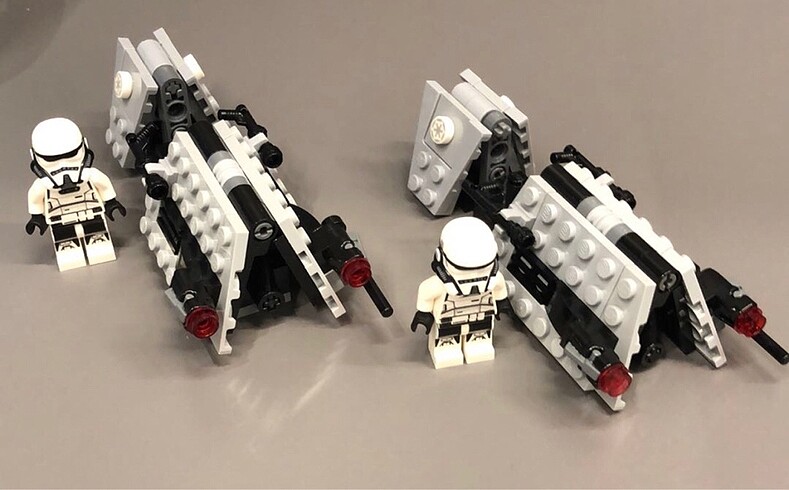 Lego starwars patrol trooper ve araçları