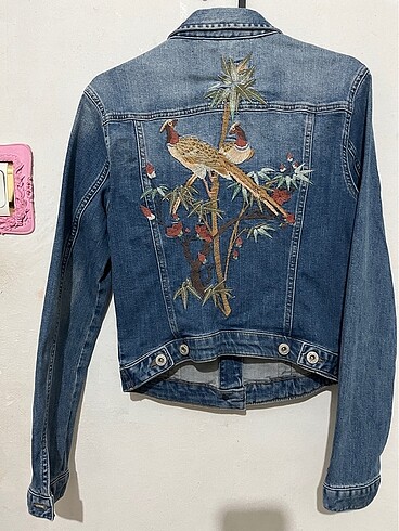 Mavi Jeans Nakış işlemeli kot ceket