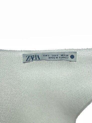 s Beden beyaz Renk Zara Mini Üst %70 İndirimli.