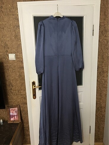Tesettür Saten Abiye - Görsel 5