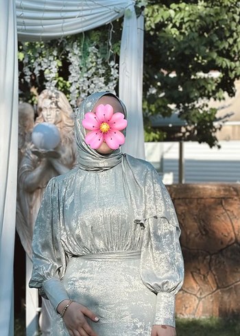 Manuka Işıltılı Abiye Yeşil - Görsel 3