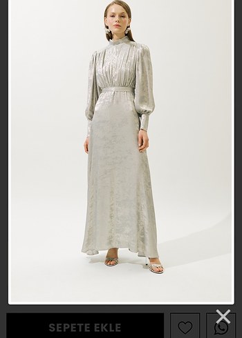 Manuka Işıltılı Abiye Yeşil - Görsel 2