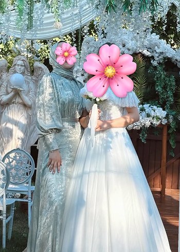 Manuka Işıltılı Abiye Yeşil - Görsel 4