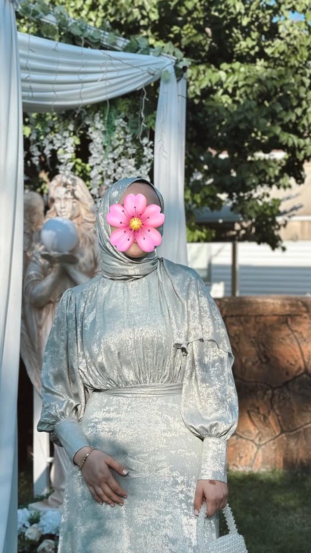 Manuka Işıltılı Abiye Yeşil - Görsel 3