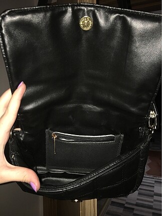  Beden siyah Renk Siyah kol çantası