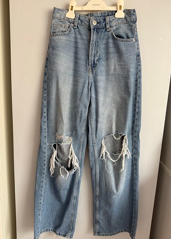 H&M yırtık kot pantolon - Görsel 2