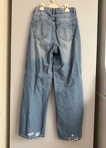 H&M yırtık kot pantolon - Görsel 4