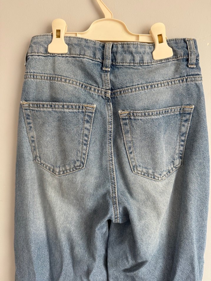 H&M yırtık kot pantolon - Görsel 5