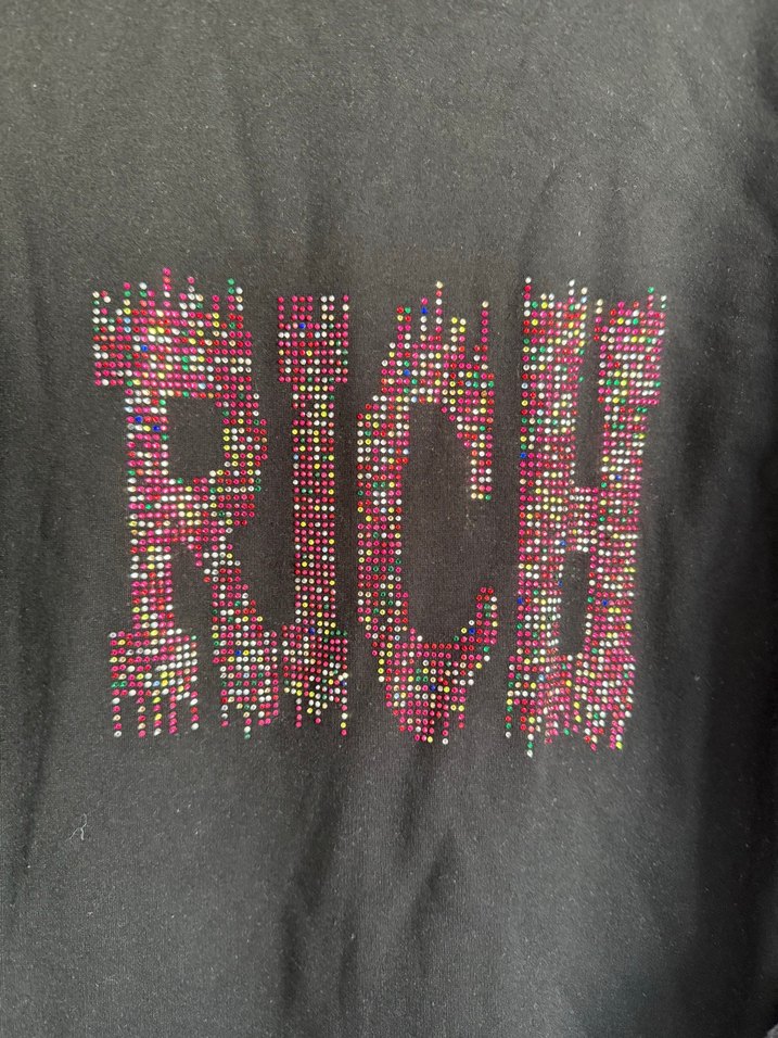 Kız Çocuk Payetli Uzun Kollu Sweatshirt Elbise - Görsel 2