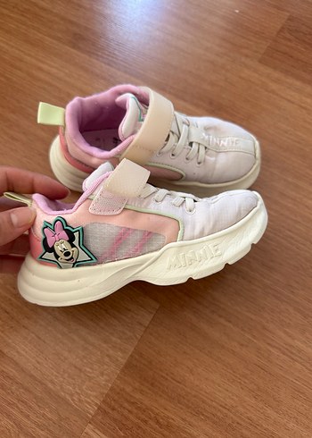 Kız Çocuk Pembe Minnie Mouse Spor Ayakkabı - Görsel 3