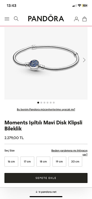 Pandora Orijinal Bileklik