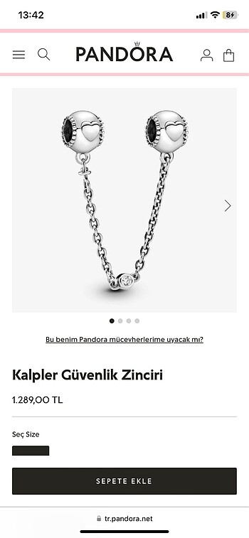  Beden Pandora Orijinal Bileklik