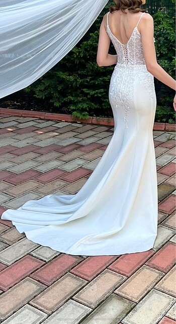 İZ Wedding House Balık Model Gelinlik - Görsel 3