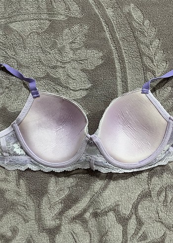 Mor Çiçek Desenli Sütyen - Görsel 3