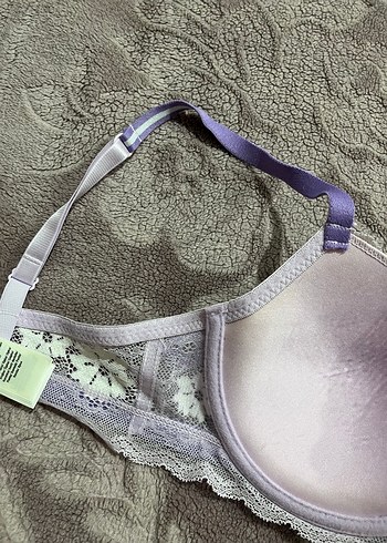 Mor Çiçek Desenli Sütyen - Görsel 4