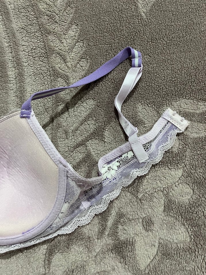 Mor Çiçek Desenli Sütyen - Görsel 5