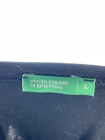 l Beden siyah Renk Benetton Bluz %70 İndirimli.