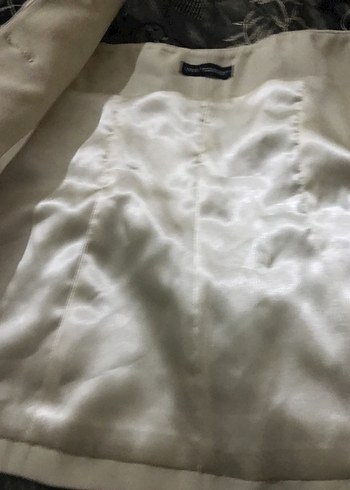 Düğmeli Bej kadın üst - Görsel 4