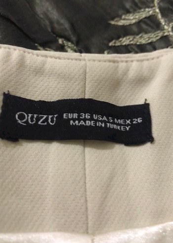 Düğmeli Bej kadın üst - Görsel 6