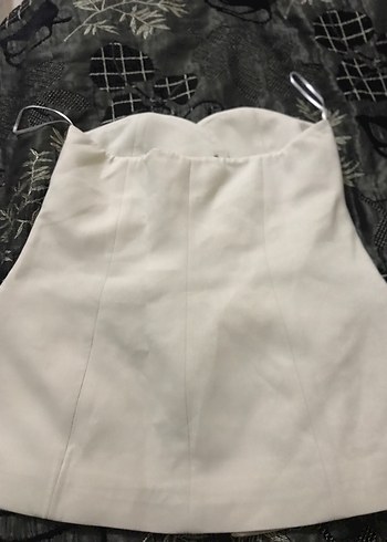 Düğmeli Bej kadın üst - Görsel 7