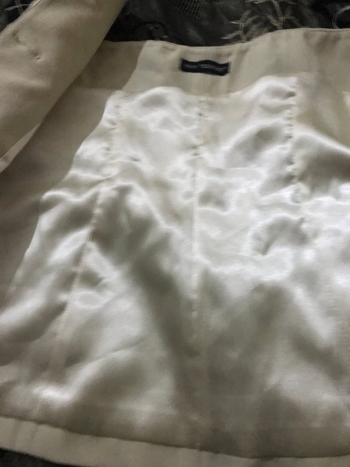 Düğmeli Bej kadın üst - Görsel 4