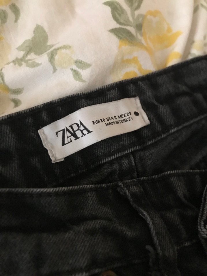 Siyah Kadın Dar Kesim  Kot Pantolon - Görsel 5