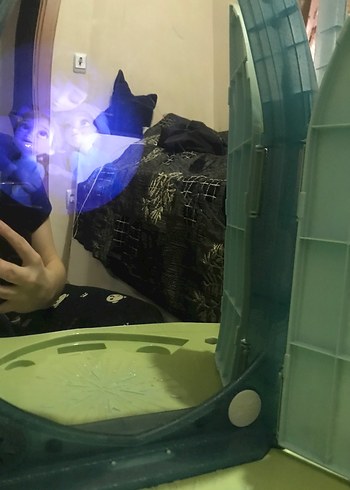 Mavi yeşil cocuk  makyaj masası müzikli - Görsel 6