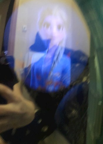 Mavi yeşil cocuk  makyaj masası müzikli - Görsel 4