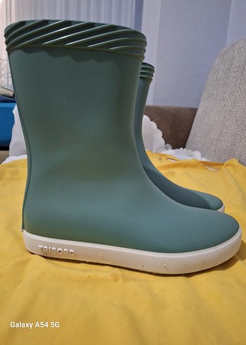 Yeşil 34 36 numara Lastik BotVelcro