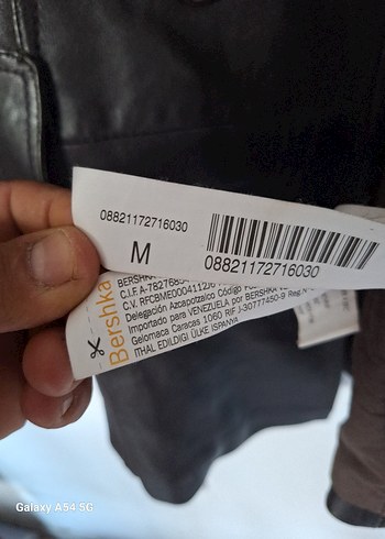 m Beden Kahverengi Deri Kadın Biker Ceket