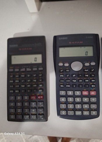Casio Hesap Makinesi Seti, Gri