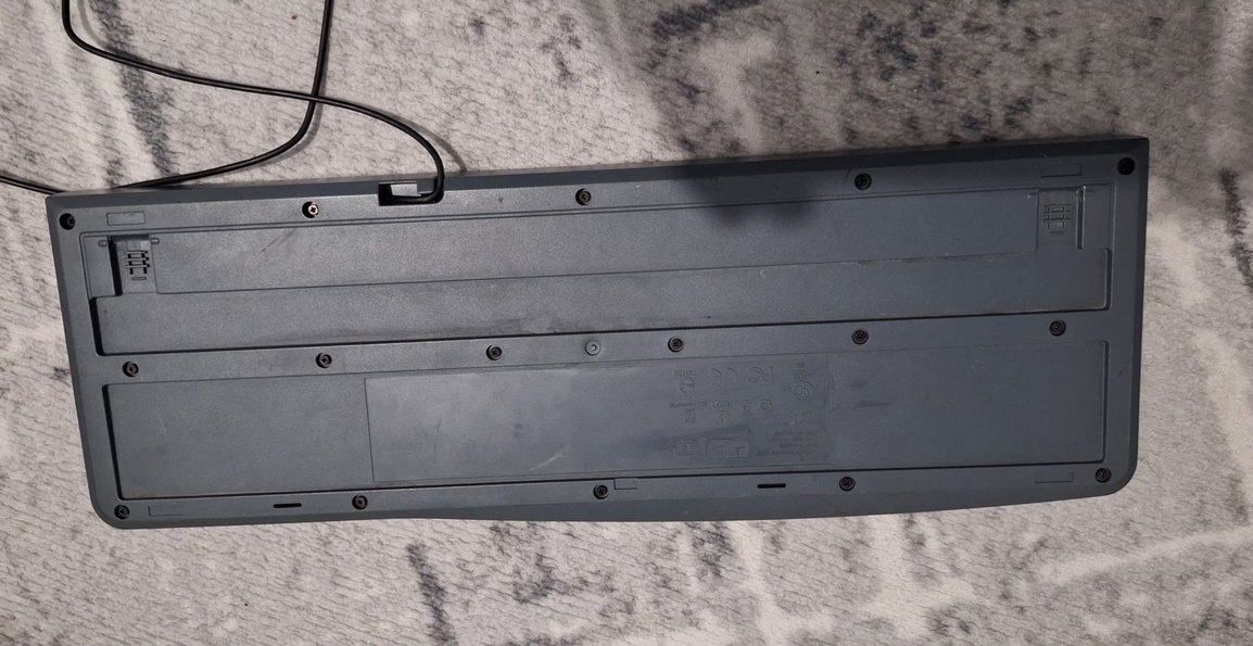 Siyah Kablolu Klavye AltGr Tuşlu - Görsel 2