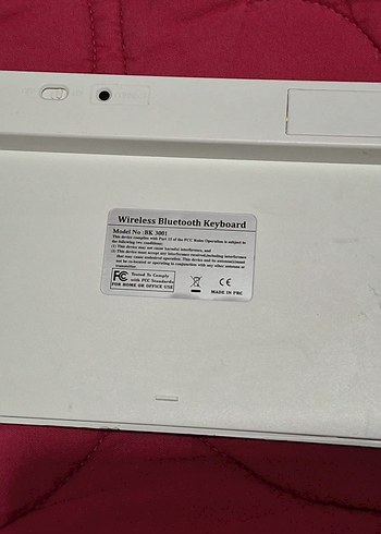 wireless Bluetooth Hafif Klavye - Görsel 2