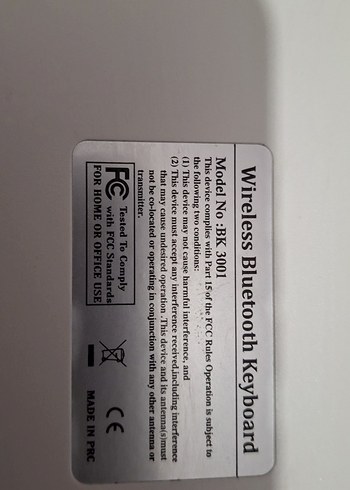 wireless Bluetooth Hafif Klavye - Görsel 4