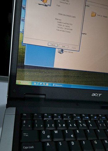 Acer intel asperia 5630 Dizüstü Bilgisayar - Görsel 8