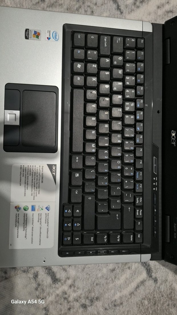 Acer intel asperia 5630 Dizüstü Bilgisayar - Görsel 3