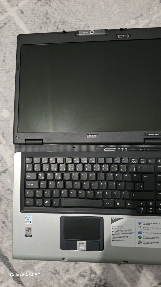 Acer intel asperia 5630 Dizüstü Bilgisayar - Görsel 4