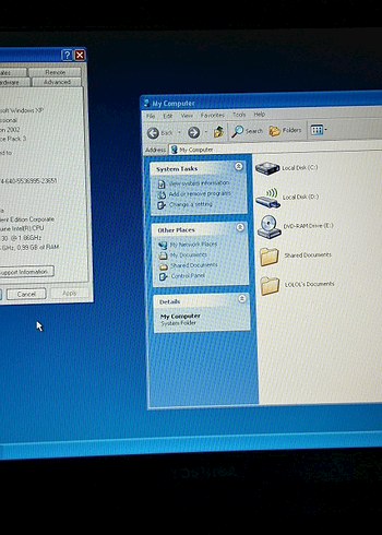 Toshiba satellite intel (R) CPU Laptop - Görsel 7